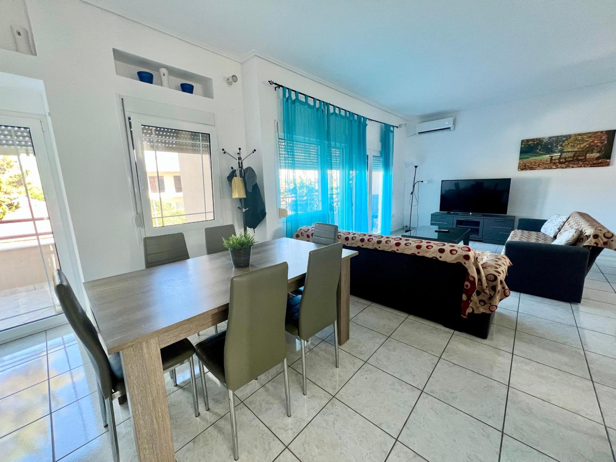 Seaside Villa For 6 People - Alykes Beach Dhimini Экстерьер фото