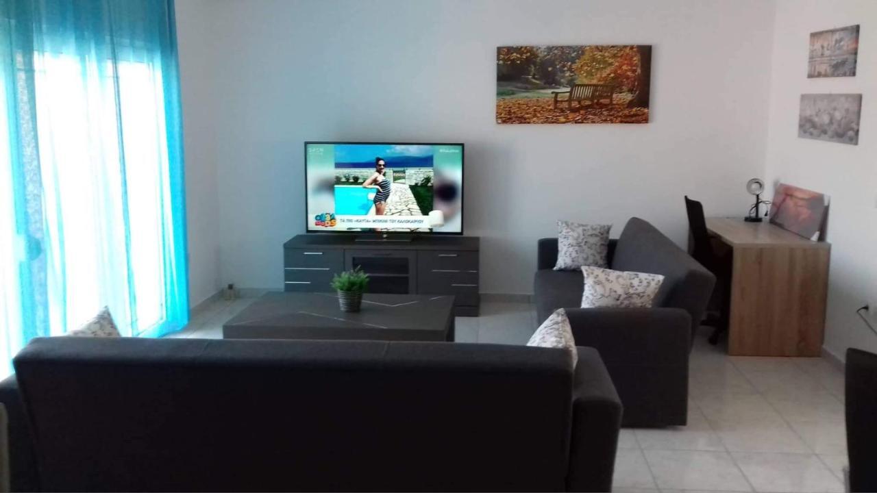 Seaside Villa For 6 People - Alykes Beach Dhimini Экстерьер фото